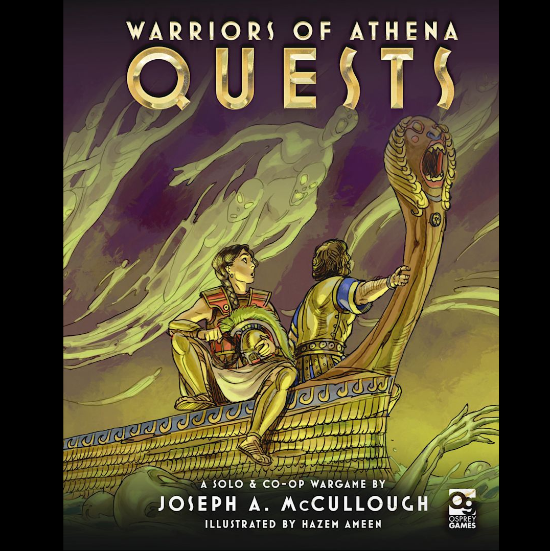 Warriors of Athena Quests hardback campaign book by Joseph A McCullough illustrated by Hazem Ameen
