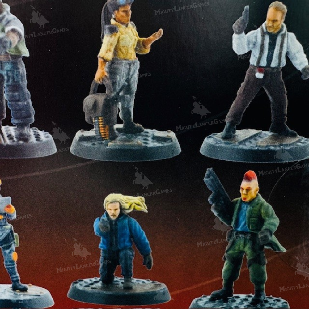 The Expanse Spaceship Crew Miniatures Set - RPG Minis