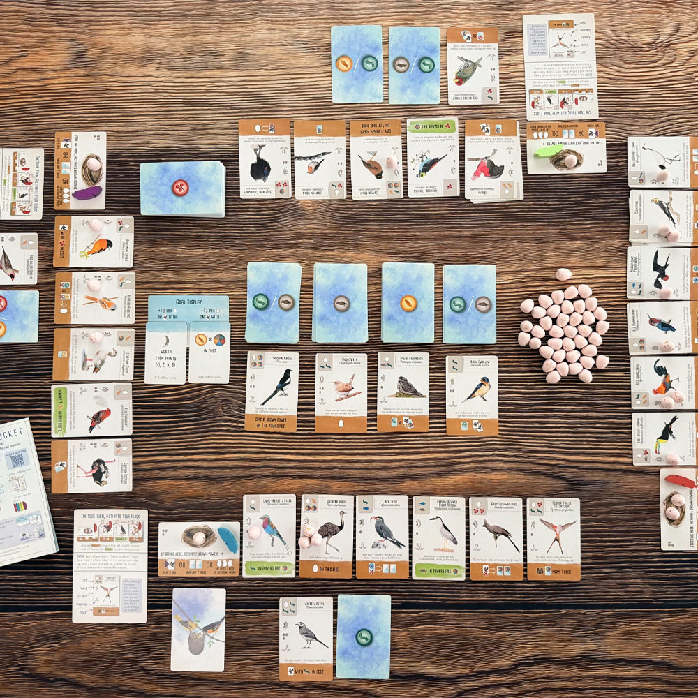 Wingspan Pocket Edition Game In Progress