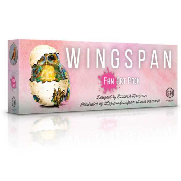 Wingspan Fan Art Pack expansion with 255 fan illustrated bird cards for the Wingspan board game