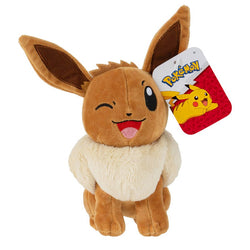 8" Winking Eevee Pokémon Plushie Soft Toy