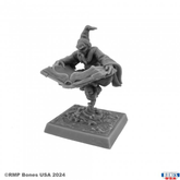 Unpainted miniature of Wizard #1...