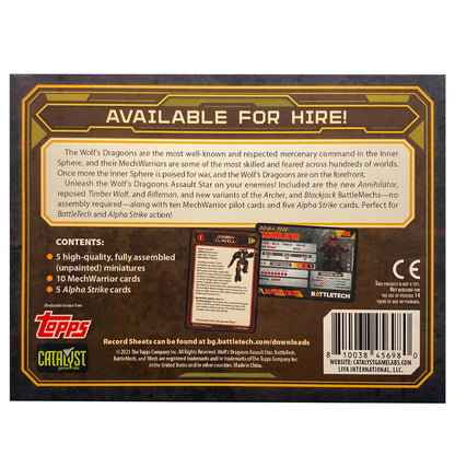 Wolf's Dragoons Assault Star Contents