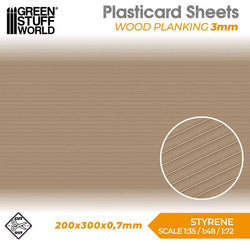 Plasticard 3mm Wood Planking - GSW