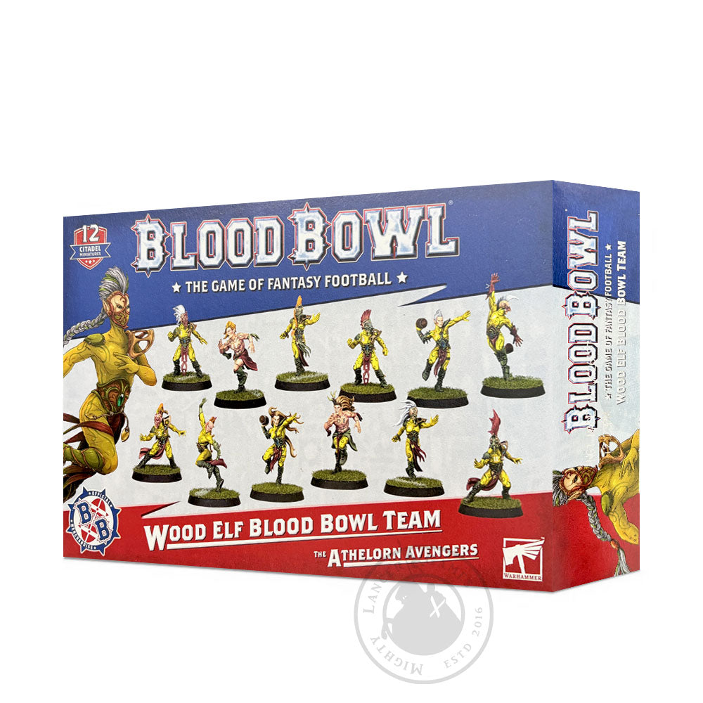 The Athelorn Avengers Wood Elf Blood Bowl Team