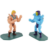 Two classic action figures on a ...