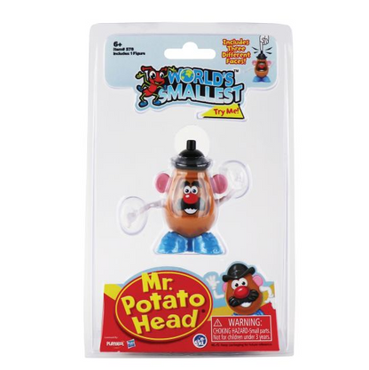 World's Smallest Mr Potato Head miniature officially licensed collectable toy with three faces