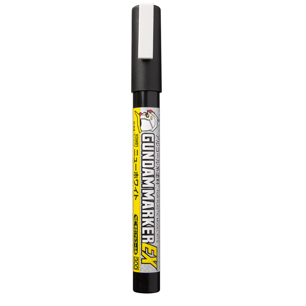 Gundam Marker EX pen on a white background. XGM01 Gundam Marker EX New White