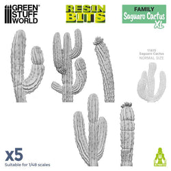 3D Printed Saguaro Cactus XL - Green Stuff World