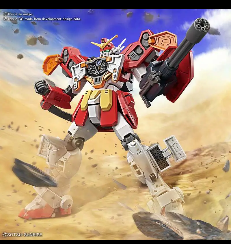 HG After Colony XXXG-01H Gundam Heavyarms gundam scale model 
