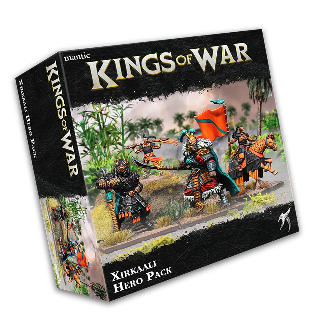 Kings of War Xirkaali Hero Pack | Mantic Games Resin Miniatures