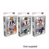 Three Konami Yu-Gi-Oh! card pack...