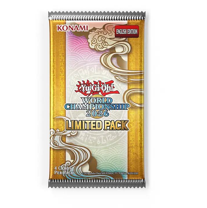 Yu-Gi-Oh! Trading Card Game World Championship 2026 Limited Pack 4 card booster pack