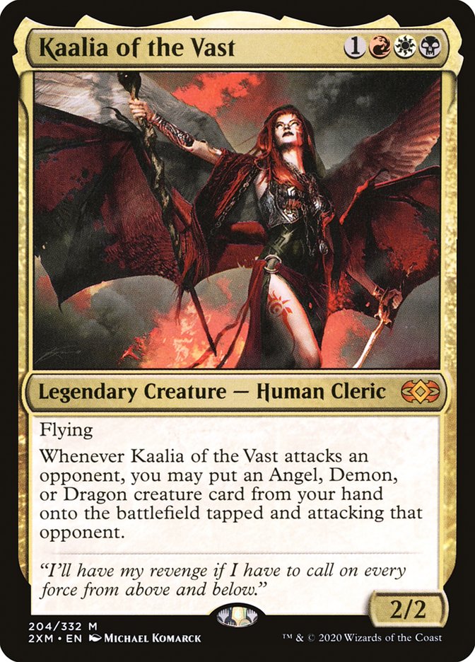 Kaalia of the Vast Double Masters #204 Card Front