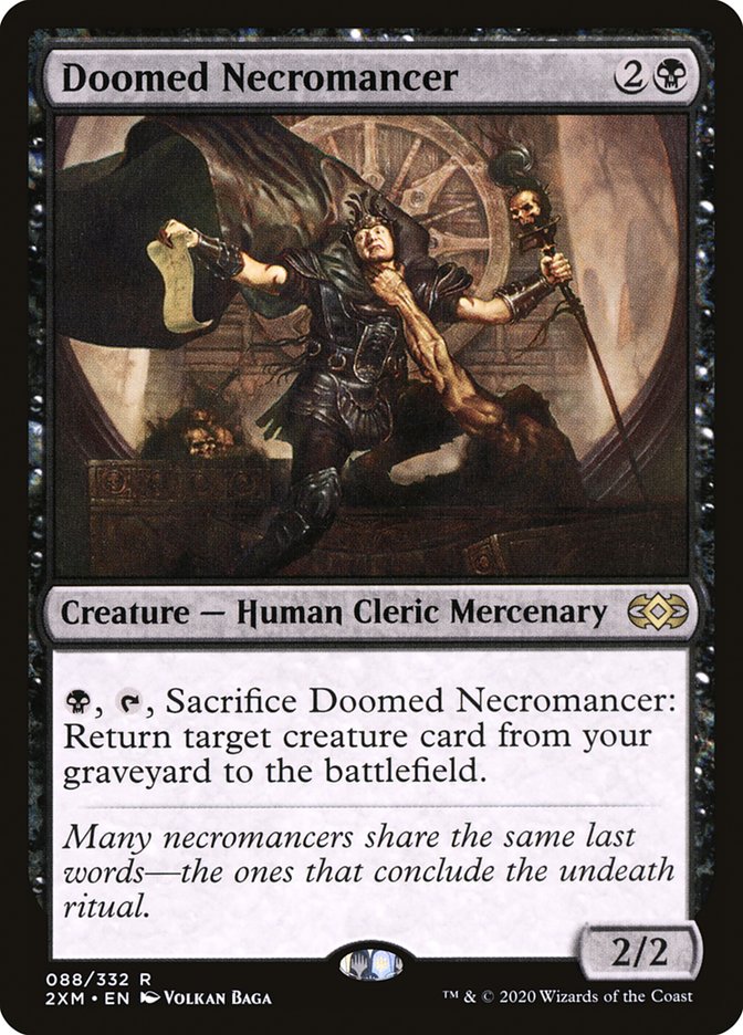 Doomed Necromancer Double Masters #088 Card Front