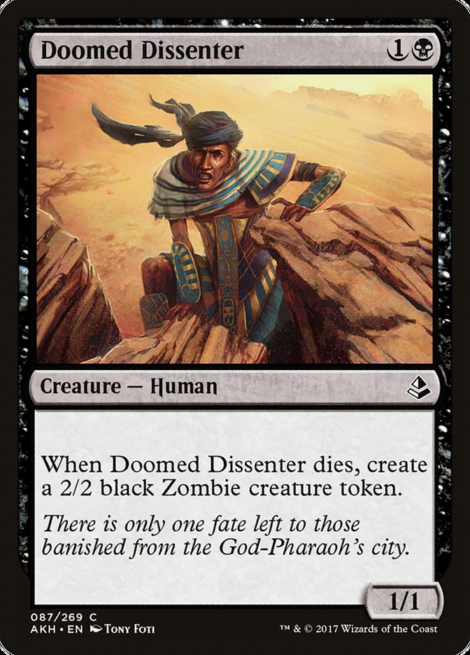 Doomed Dissenter Amonkhet #087 | Magic! The Gathering Singles