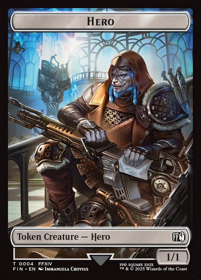Final Fantasy Hero Token #004 Card Front