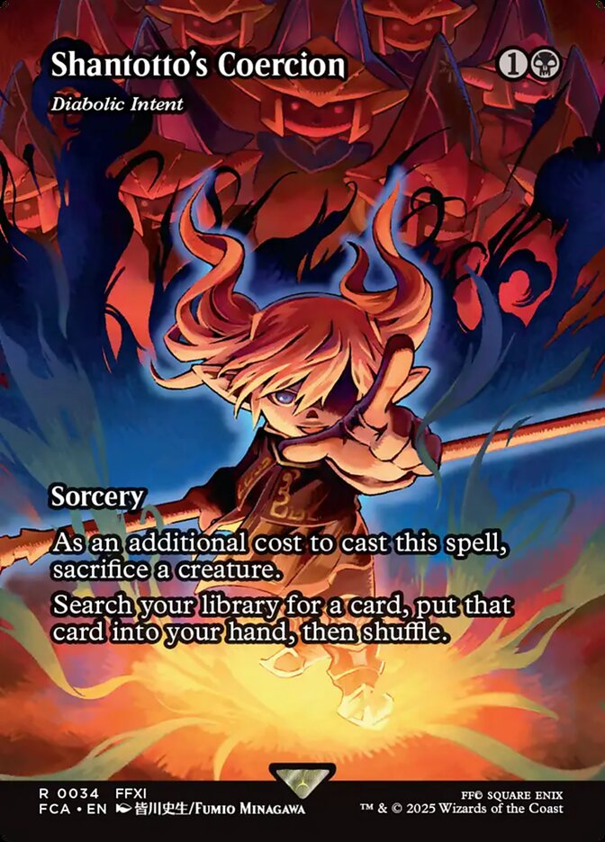 Diabolic Intent Final Fantasy Through The Ages #034 Card Front