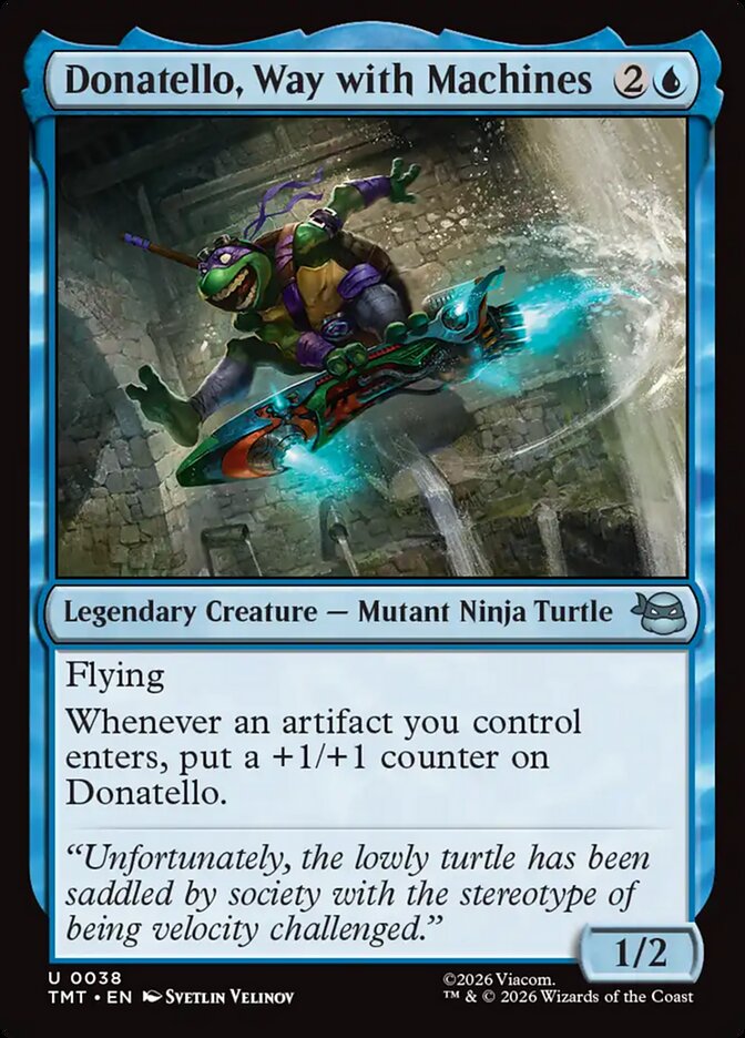 Donatello, Way with Machines Teenage Mutant Ninja Turtles #038