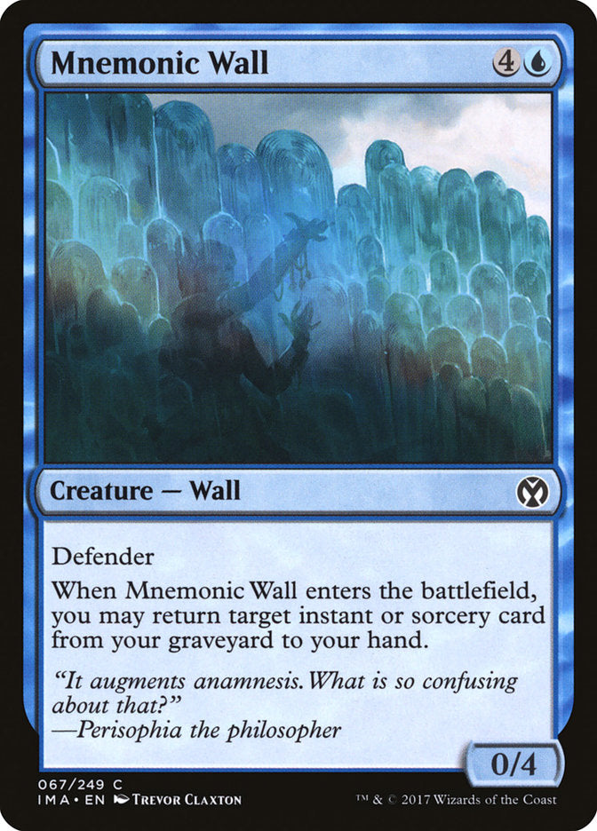 Mnemonic Wall - Iconic Masters #067