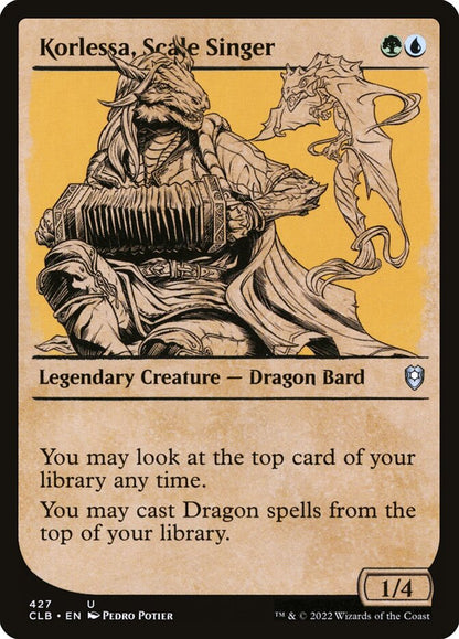 Korlessa, Scale Singer - Commander Legends #427 Card Front
