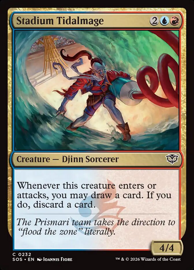 Stadium Tidalmage Secrets of Strixhaven #232Card Front