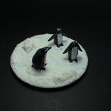 Pre Painted Penguin small Diorama -Mrs MLG