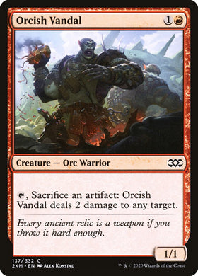 Orcish Vandal Double Masters #13...