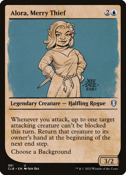 Alora, Merry Thief - Commander Legends #381 Card Front