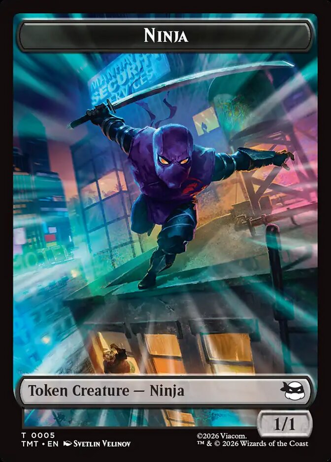 Ninja Teenage Mutant Ninja Turtles Token #005