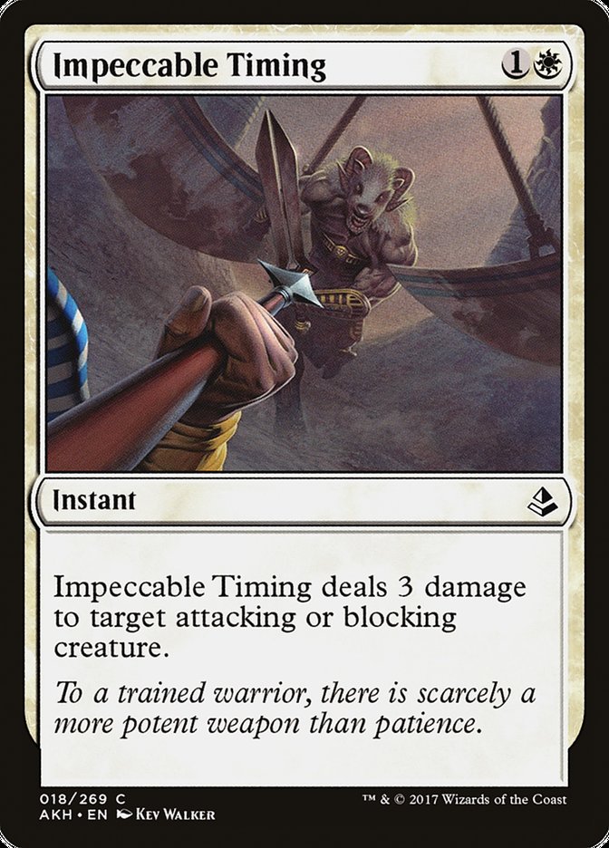 Impeccable Timing Amonkhet #018 | Magic! The Gathering Singles