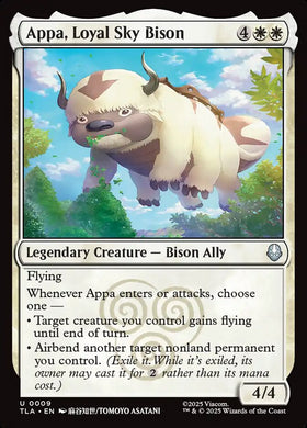 Appa, Loyal Sky Bison Avatar The...