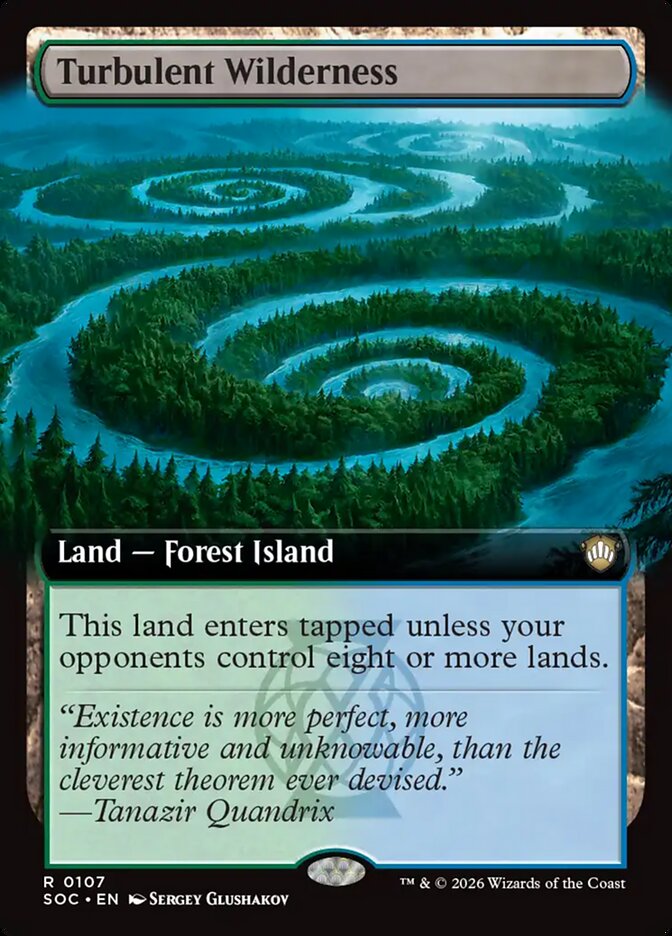 Turbulent Wilderness Extended Art SOS Commander #059