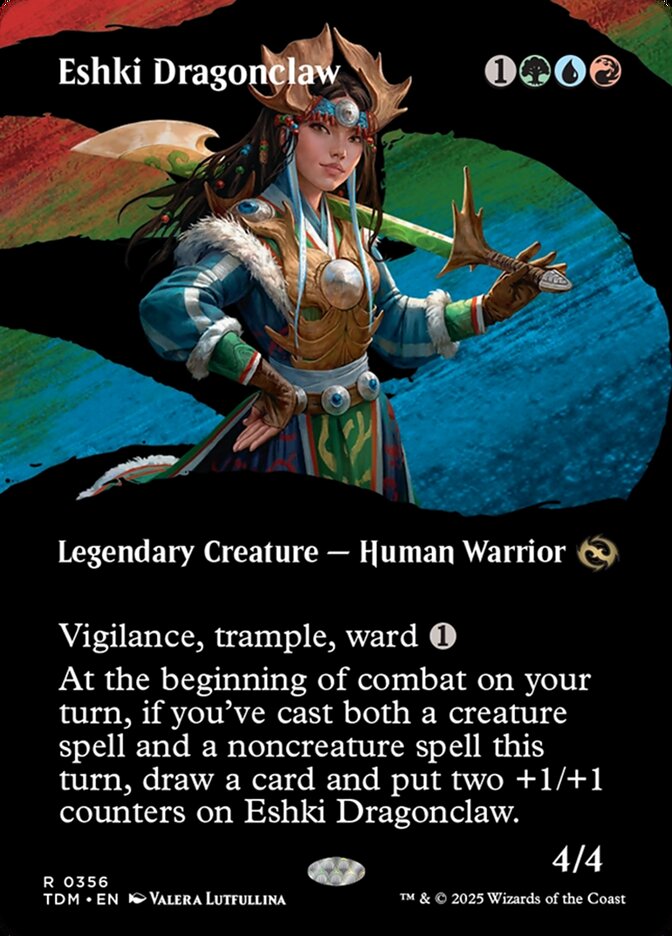 Borderless Eshki Dragonclaw Tarkir Dragonstorm #356