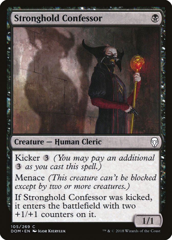 Stronghold Confessor Dominaria #105