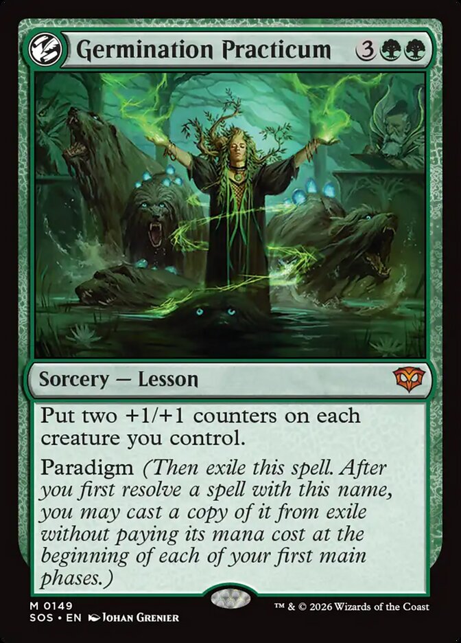 Germination Practicum Secrets of Strixhaven #149Card Front