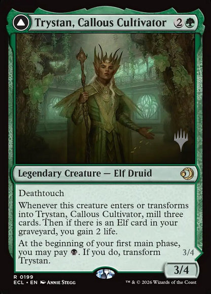 Trystan, Callous Cultivator // Trystan, Penitent Culler Lorwyn Eclipsed #199