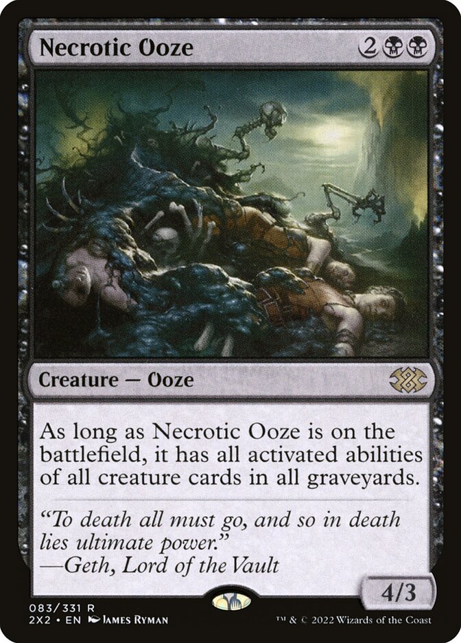 Necrotic Ooze Double Masters 2 #083 | MTG Singles