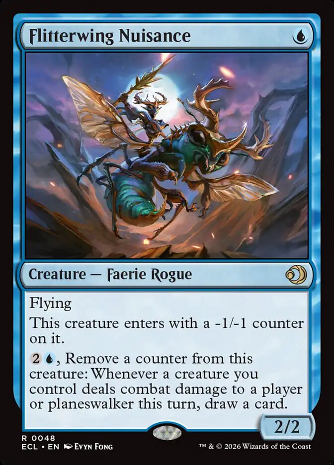 Flitterwing Nuisance Lorwyn Eclipsed #048