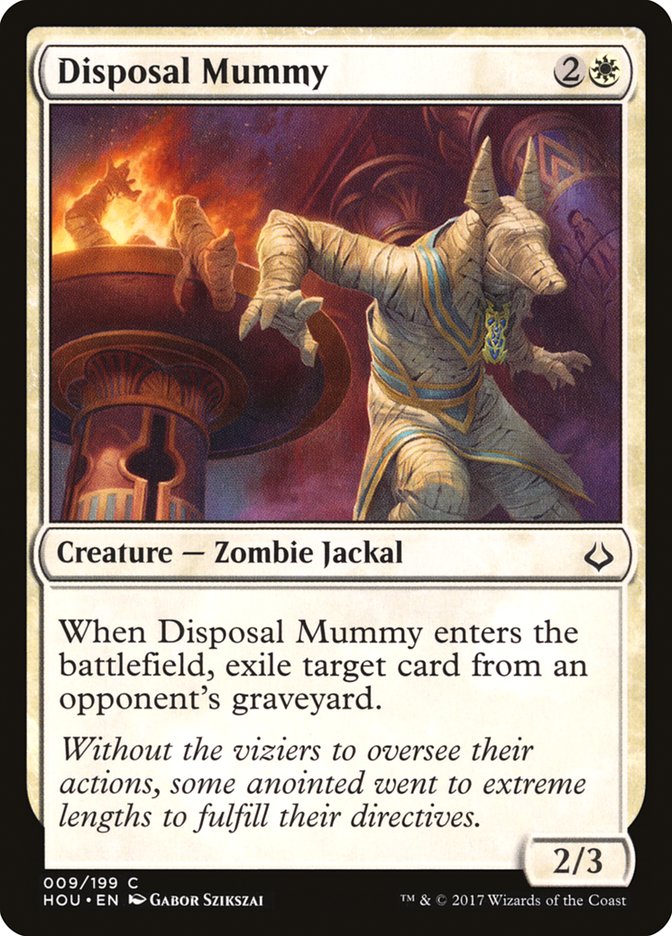 Hour of Devastation Disposal Mummy #009 Card Front