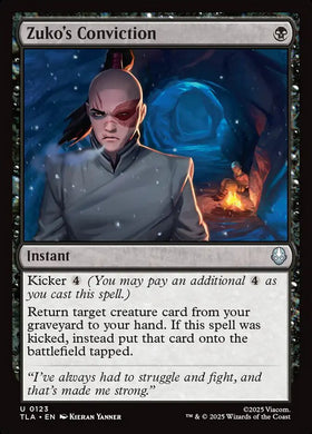 Zuko's Conviction Avatar The...