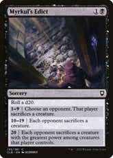 Myrkul's Edict - Commander L...