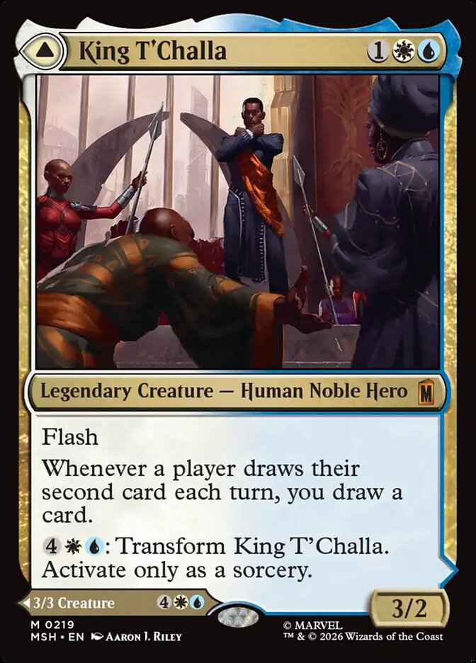 Marvel Superheroes King T'Challa // Black Panther, Hope Enduring Card Front