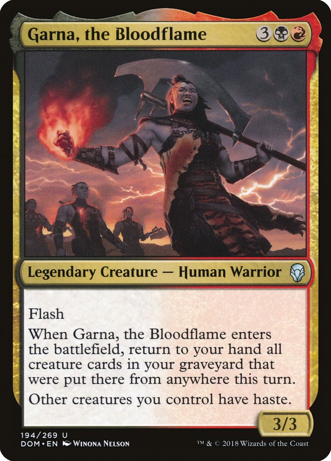 Garna, the Bloodflame Dominaria #194