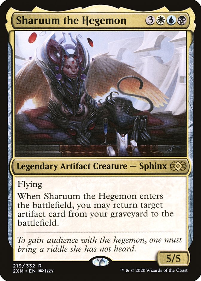 Sharuum the Hegemon Double Masters #219 Card Front