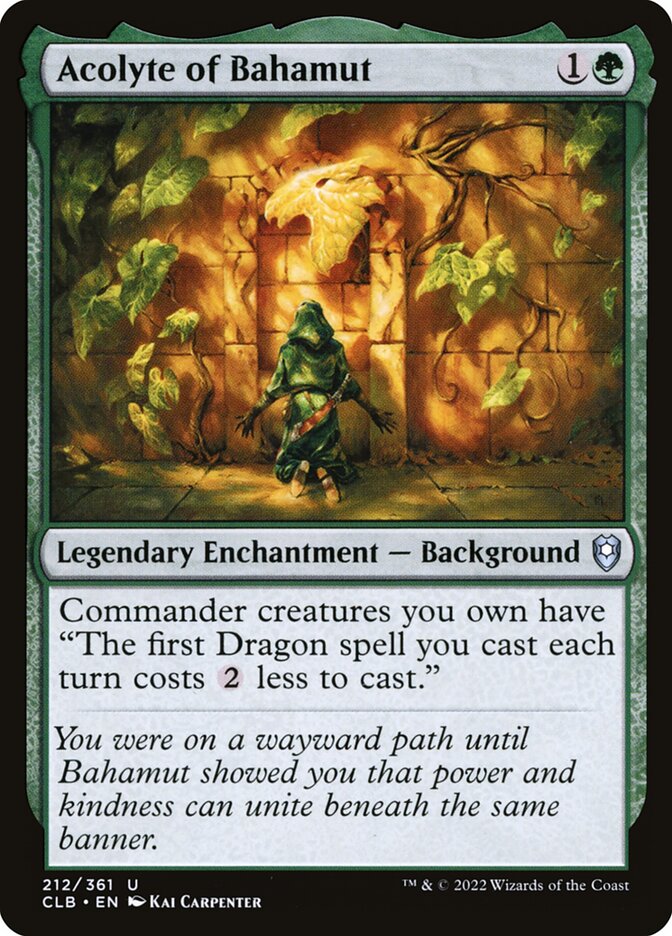 Acolyte of Bahamut - Commander Legends #212