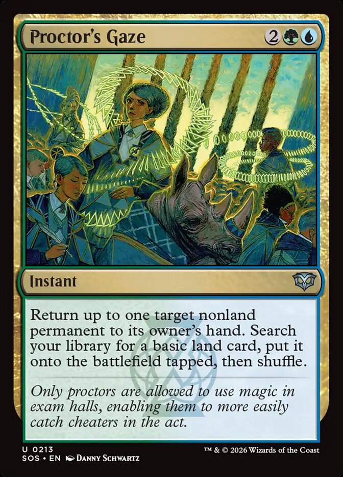 Proctor's Gaze Secrets of Strixhaven #213Card Front