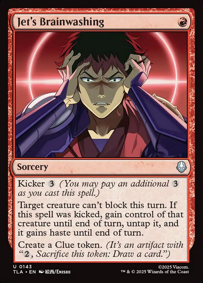 Jet's Brainwashing Avatar The Last Airbender #143 MTG Single Card Front