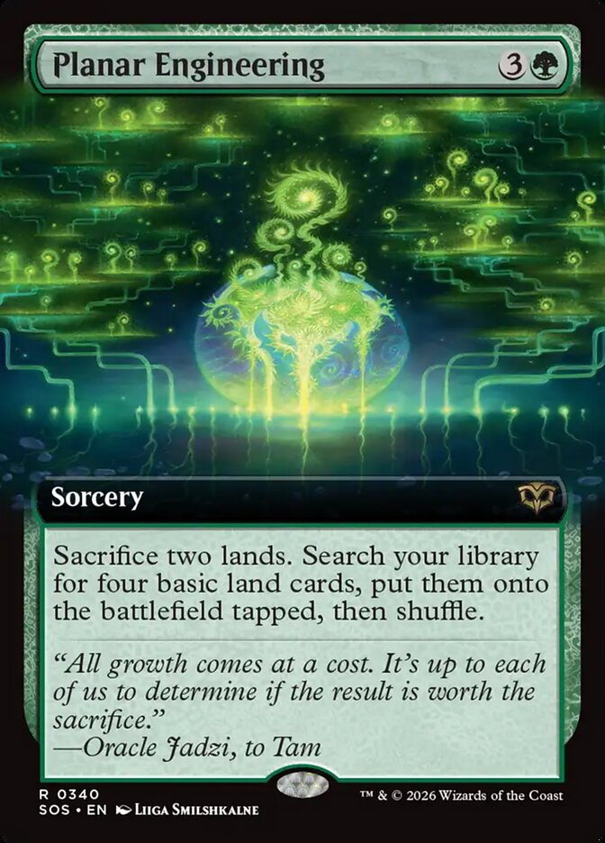 Planar Engineering Secrets of Strixhaven Extended Art #340Card Front