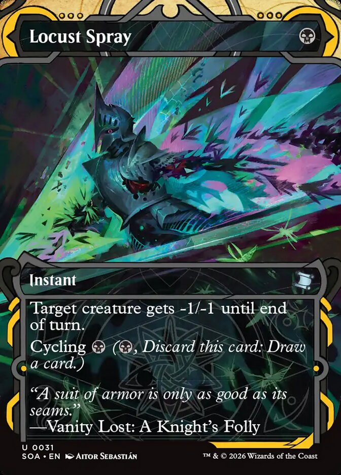 Locust Spray Secrets of Strixhaven Mystical Archive #031Card Front